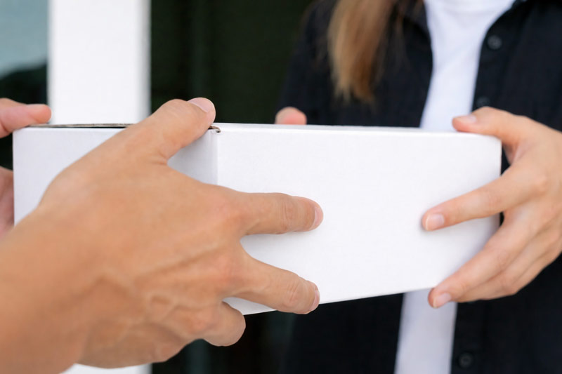 Finished placenta encapsulation pills in Artum Labs package